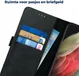 Rosso Deluxe Samsung Galaxy S21 Ultra Hoesje Wallet Case Leer Zwart afbeelding 5