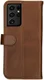 Rosso Deluxe Samsung Galaxy S21 Ultra Hoesje Wallet Case Leer Bruin afbeelding 2
