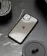 Nudient Glossy Thin Case iPhone 12 / 12 Pro Hoesje Transparant Zwart afbeelding 4