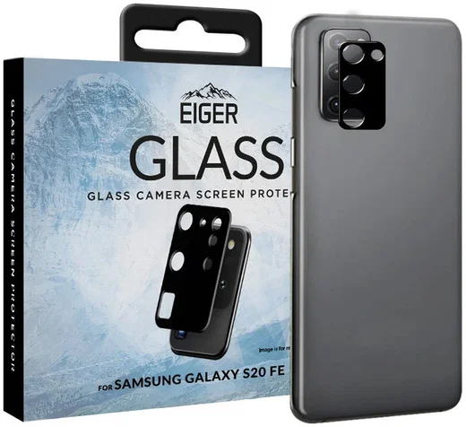 Eiger Samsung Galaxy S20 FE Camera Protector Tempered Glass 2.5D afbeelding 1
