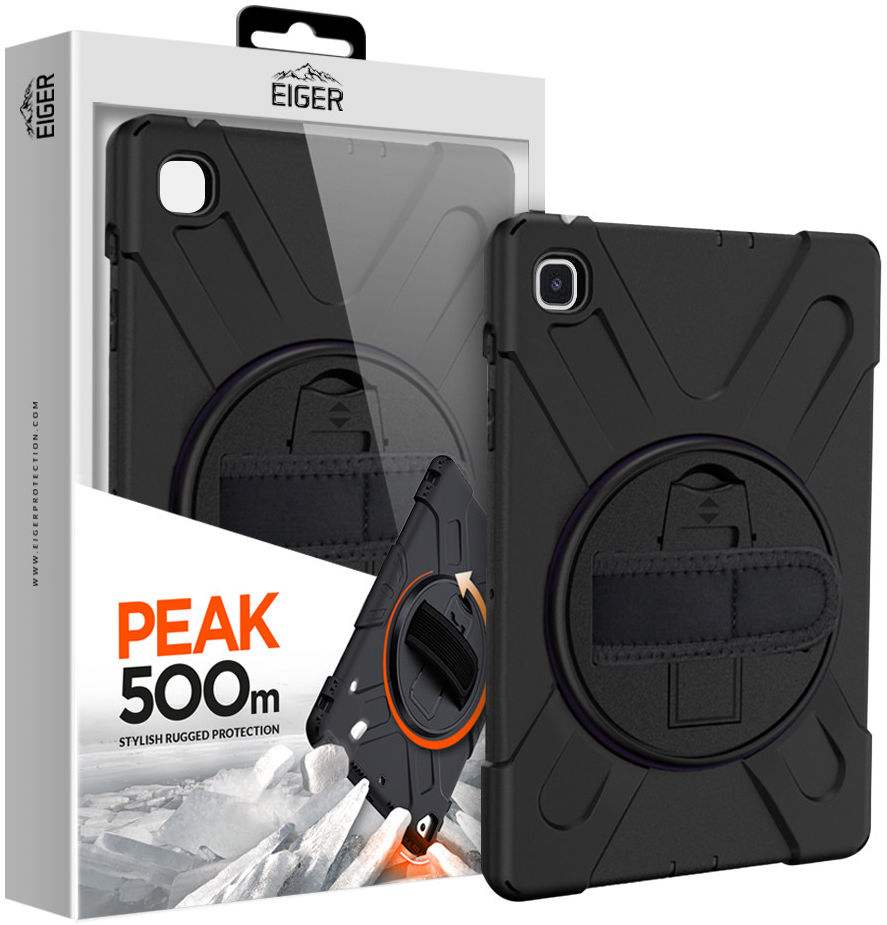 Eiger Peak 500m Samsung Galaxy Tab A7 (2020 / 2022) Hoes Zwart afbeelding 1