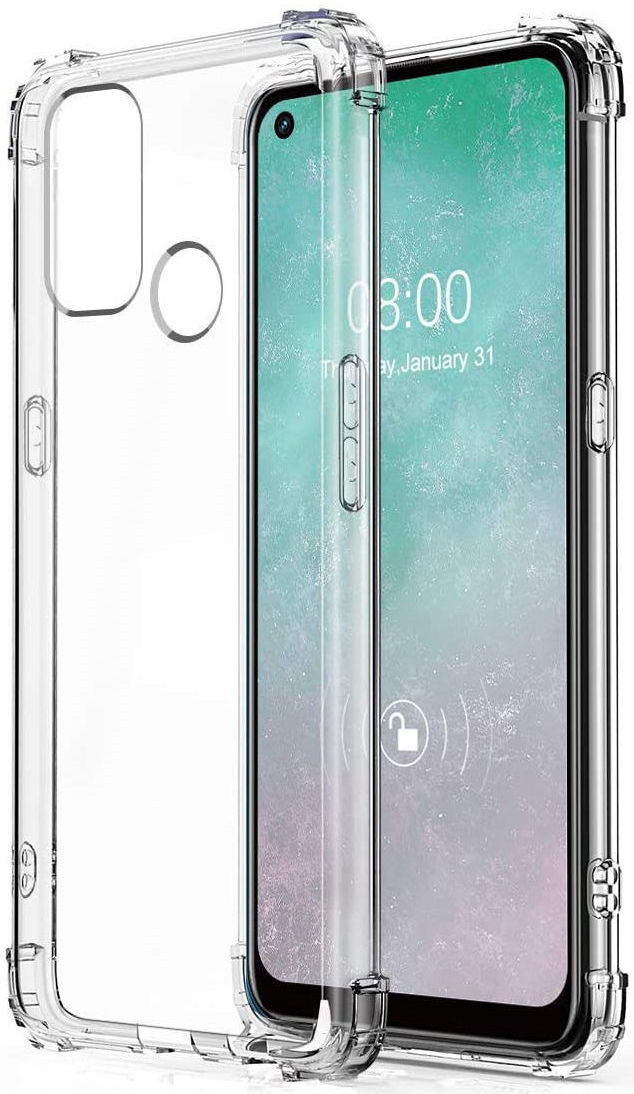 Oppo A53 / A53s Hoesje Schokbestendig Dun TPU Back Cover Transparant afbeelding 1