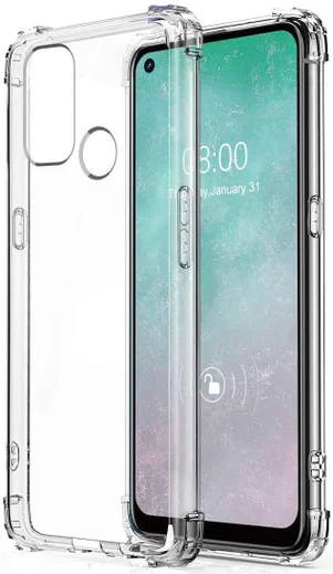 Oppo A53 / A53s Hoesje Schokbestendig Dun TPU Back Cover Transparant afbeelding 1