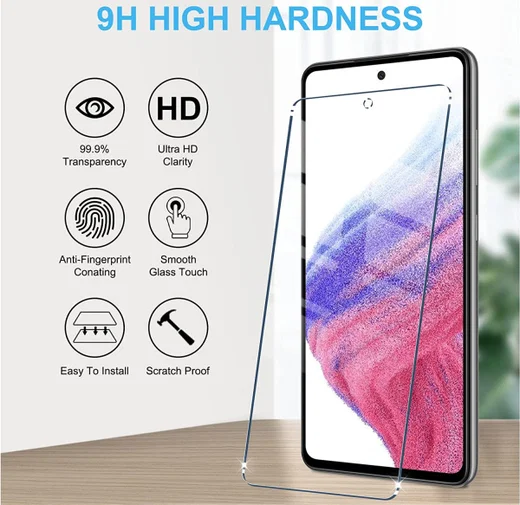 Oppo A53 / A53s 0.3mm Arc Edge Tempered Glass Screen Protector afbeelding 2