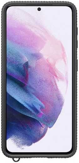 Origineel Samsung Galaxy S21 Hoesje Clear Protective Cover Zwart afbeelding 2