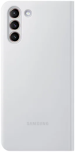 Origineel Samsung Galaxy S21 Plus Hoesje Smart LED View Cover Grijs afbeelding 3