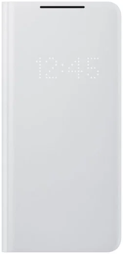 Origineel Samsung Galaxy S21 Plus Hoesje Smart LED View Cover Grijs afbeelding 2