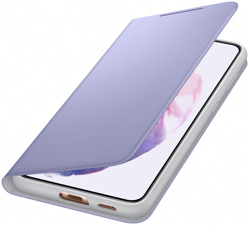 Origineel Samsung Galaxy S21 Plus Hoesje Smart LED View Cover Paars afbeelding 1