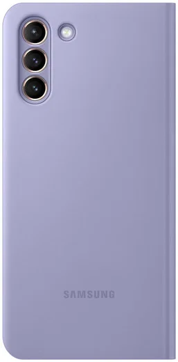 Origineel Samsung Galaxy S21 Plus Hoesje Smart LED View Cover Paars afbeelding 2