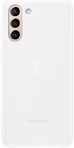 Origineel Samsung Galaxy S21 Plus Hoesje Smart LED Cover Wit afbeelding 1
