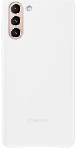 Origineel Samsung Galaxy S21 Plus Hoesje Smart LED Cover Wit afbeelding 3