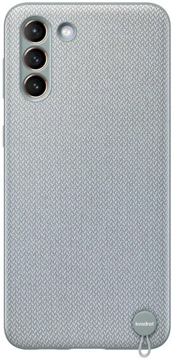 Origineel Samsung Galaxy S21 Plus Hoesje Kvadrat Cover Grijs afbeelding 1