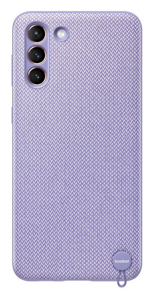 Origineel Samsung Galaxy S21 Plus Hoesje Kvadrat Cover Paars afbeelding 1