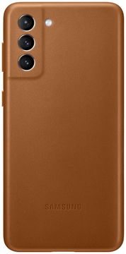 Origineel Samsung Galaxy S21 Plus Hoesje Leather Back Cover Bruin