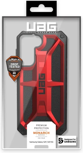 Urban Armor Gear Monarch Samsung Galaxy S21 Hoesje Crimson afbeelding 13