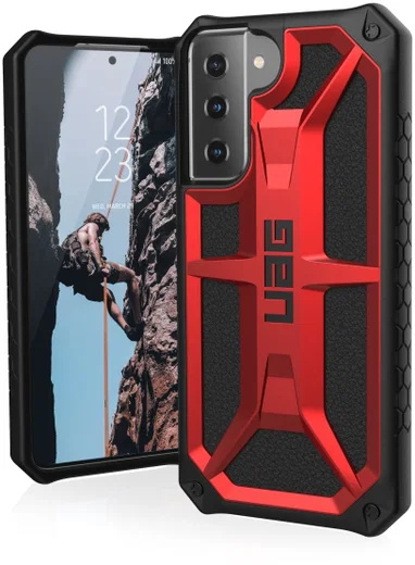 Urban Armor Gear Monarch Samsung Galaxy S21 Hoesje Crimson afbeelding 2
