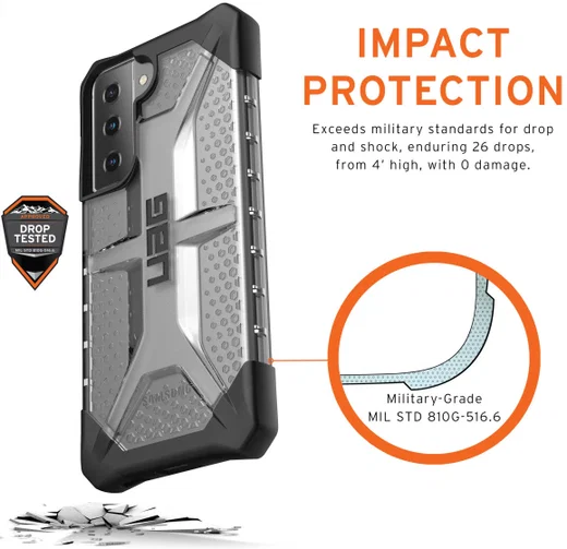 Urban Armor Gear Plasma Samsung Galaxy S21 Back Cover Hoesje Ice afbeelding 4