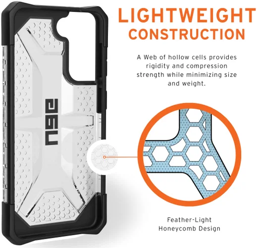 Urban Armor Gear Plasma Samsung Galaxy S21 Back Cover Hoesje Ice afbeelding 6