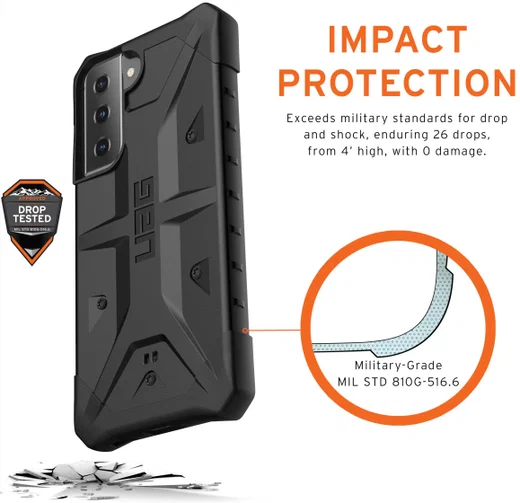 Urban Armor Gear Pathfinder Samsung Galaxy S21 Hoesje Zwart afbeelding 4