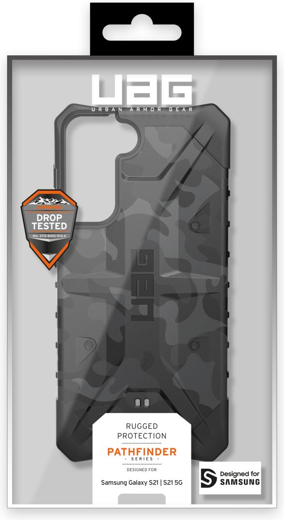 Urban Armor Gear Pathfinder Samsung Galaxy S21 Hoesje Midnight Camo afbeelding 15