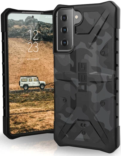 Urban Armor Gear Pathfinder Samsung Galaxy S21 Hoesje Midnight Camo afbeelding 2