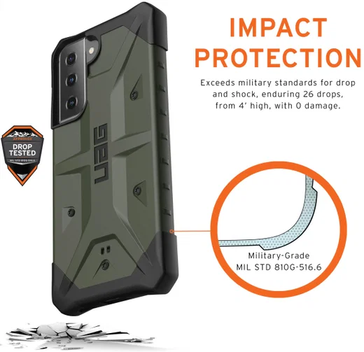 Urban Armor Gear Pathfinder Samsung Galaxy S21 Hoesje Olive afbeelding 4
