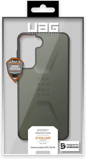 Urban Armor Gear Civilian Samsung Galaxy S21 Hoesje Olive afbeelding 14