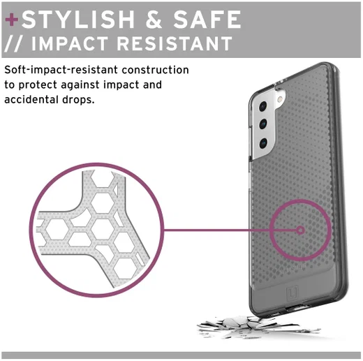 Urban Armor Gear [U] Lucent Samsung Galaxy S21 Hoesje Ash afbeelding 4