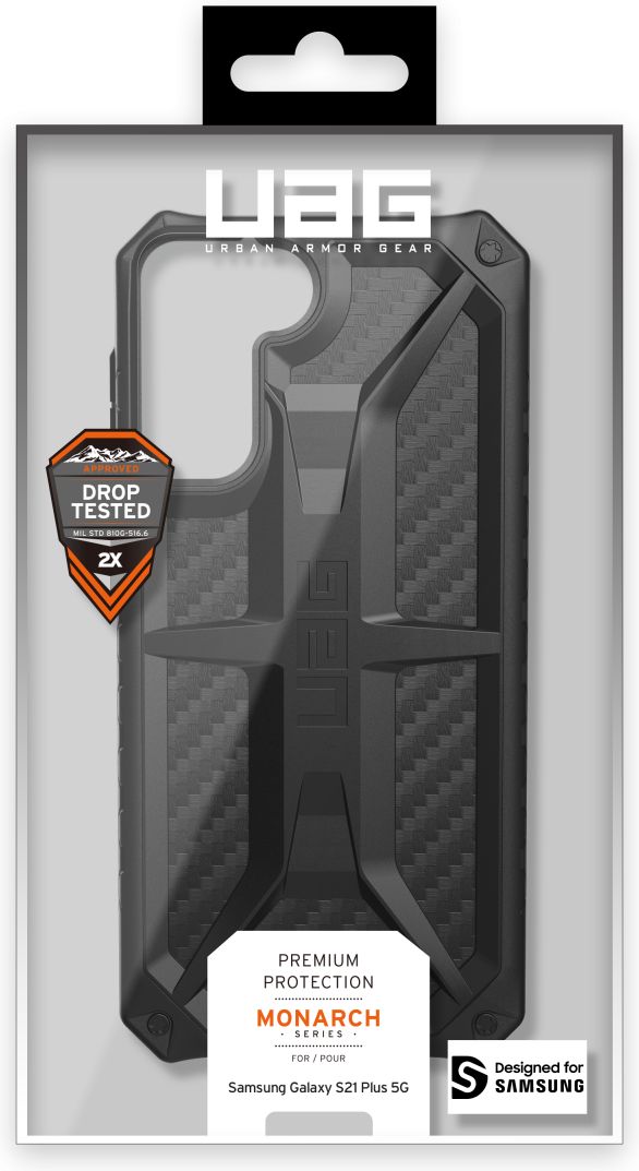 Urban Armor Gear Monarch Samsung Galaxy S21 Plus Hoesje Carbon afbeelding 13
