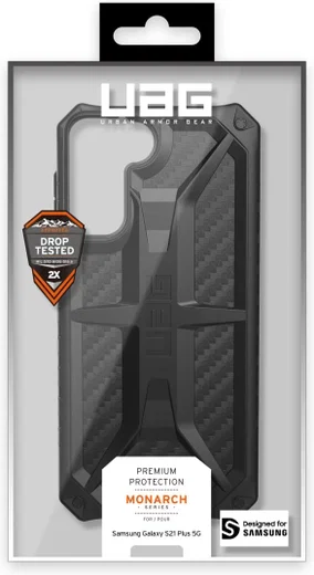 Urban Armor Gear Monarch Samsung Galaxy S21 Plus Hoesje Carbon afbeelding 13