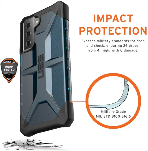 Urban Armor Gear Plasma Samsung Galaxy S21 Plus Hoesje Blauw afbeelding 4