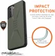 Urban Armor Gear Civilian Samsung Galaxy S21 Plus Hoesje Olive afbeelding 4