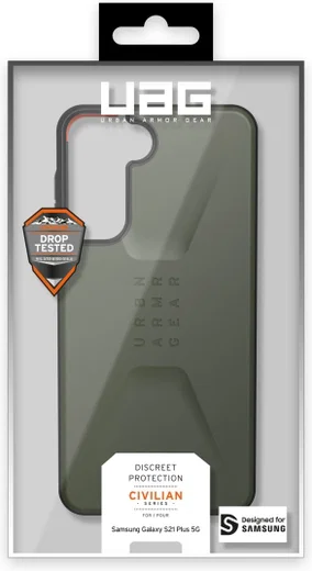 Urban Armor Gear Civilian Samsung Galaxy S21 Plus Hoesje Olive afbeelding 14