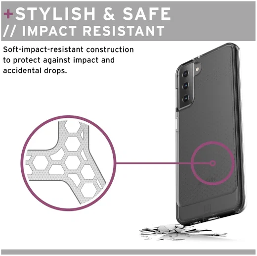 Urban Armor Gear [U] Lucent Samsung Galaxy S21 Plus Hoesje Ash afbeelding 4
