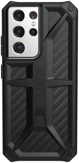 Urban Armor Gear Monarch Samsung Galaxy S21 Ultra Hoesje Carbon afbeelding 2