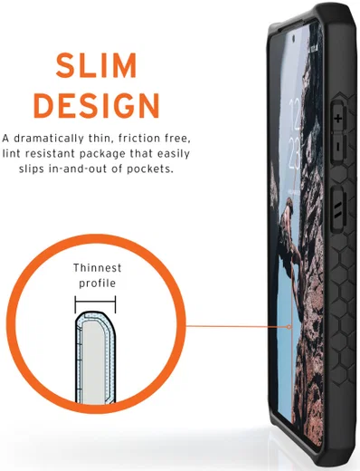 Urban Armor Gear Monarch Samsung Galaxy S21 Ultra Hoesje Carbon afbeelding 5