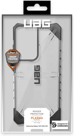 Urban Armor Gear Plasma Samsung Galaxy S21 Ultra Hoesje Ice afbeelding 15