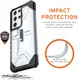 Urban Armor Gear Plasma Samsung Galaxy S21 Ultra Hoesje Ice afbeelding 4