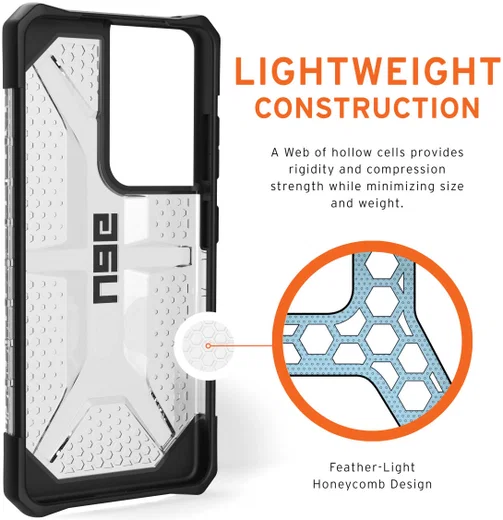 Urban Armor Gear Plasma Samsung Galaxy S21 Ultra Hoesje Ice afbeelding 6