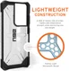 Urban Armor Gear Plasma Samsung Galaxy S21 Ultra Hoesje Ice afbeelding 6