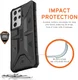 Urban Armor Gear Pathfinder Samsung Galaxy S21 Ultra Hoesje Zwart afbeelding 4