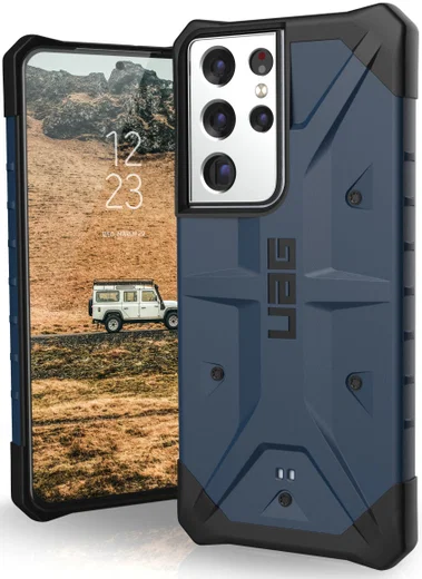 Urban Armor Gear Pathfinder Samsung Galaxy S21 Ultra Hoesje Blauw afbeelding 1