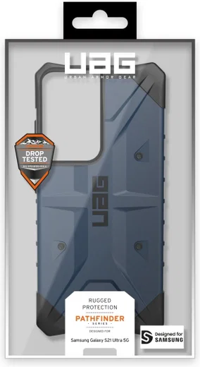 Urban Armor Gear Pathfinder Samsung Galaxy S21 Ultra Hoesje Blauw afbeelding 15