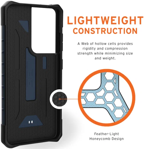 Urban Armor Gear Pathfinder Samsung Galaxy S21 Ultra Hoesje Blauw afbeelding 6