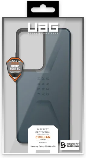 Urban Armor Gear Civilian Samsung Galaxy S21 Ultra Hoesje Blauw afbeelding 14