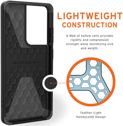 Urban Armor Gear Civilian Samsung Galaxy S21 Ultra Hoesje Blauw afbeelding 6