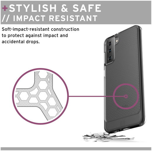 Urban Armor Gear [U] Lucent Samsung Galaxy S21 Ultra Hoesje Ash afbeelding 4