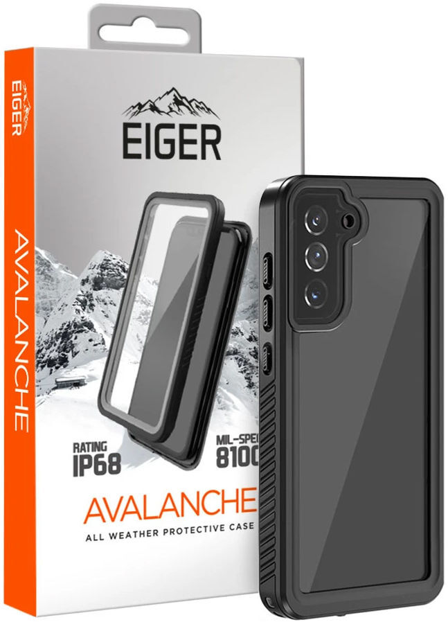 Eiger Avalanche Samsung Galaxy S21 Plus Waterdicht Hoesje Zwart afbeelding 1