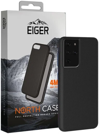 Eiger North Series Samsung Galaxy S21 Ultra Hoesje Zwart afbeelding 1