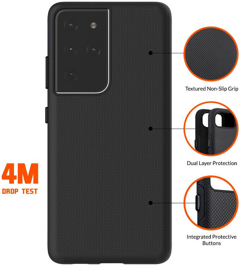 Eiger North Series Samsung Galaxy S21 Ultra Hoesje Zwart afbeelding 4